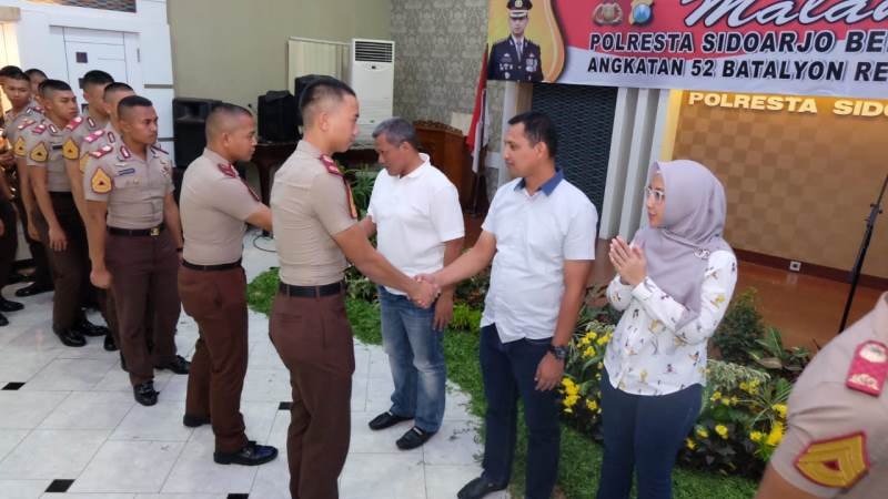Malam Akrab Perpisahan Latja Taruna Akpol di Polresta Sidoarjo