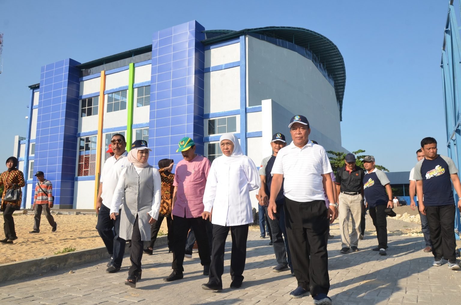 Cek Lokasi Porprov, Gubernur Khofifah Berharap Banyak Tercipta Rekor Baru