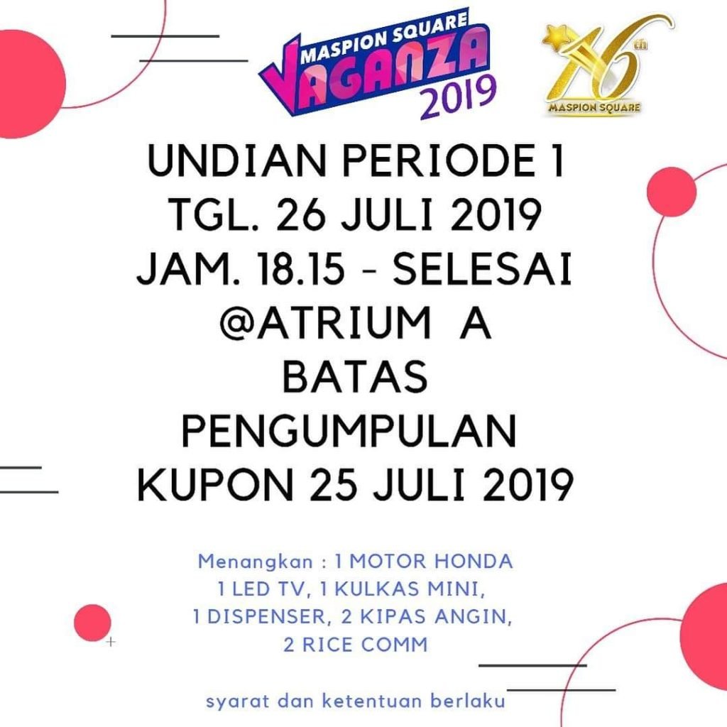 Buruan kumpulin kupon undianya, dan raih kesempatan mendapatkan mobil impian