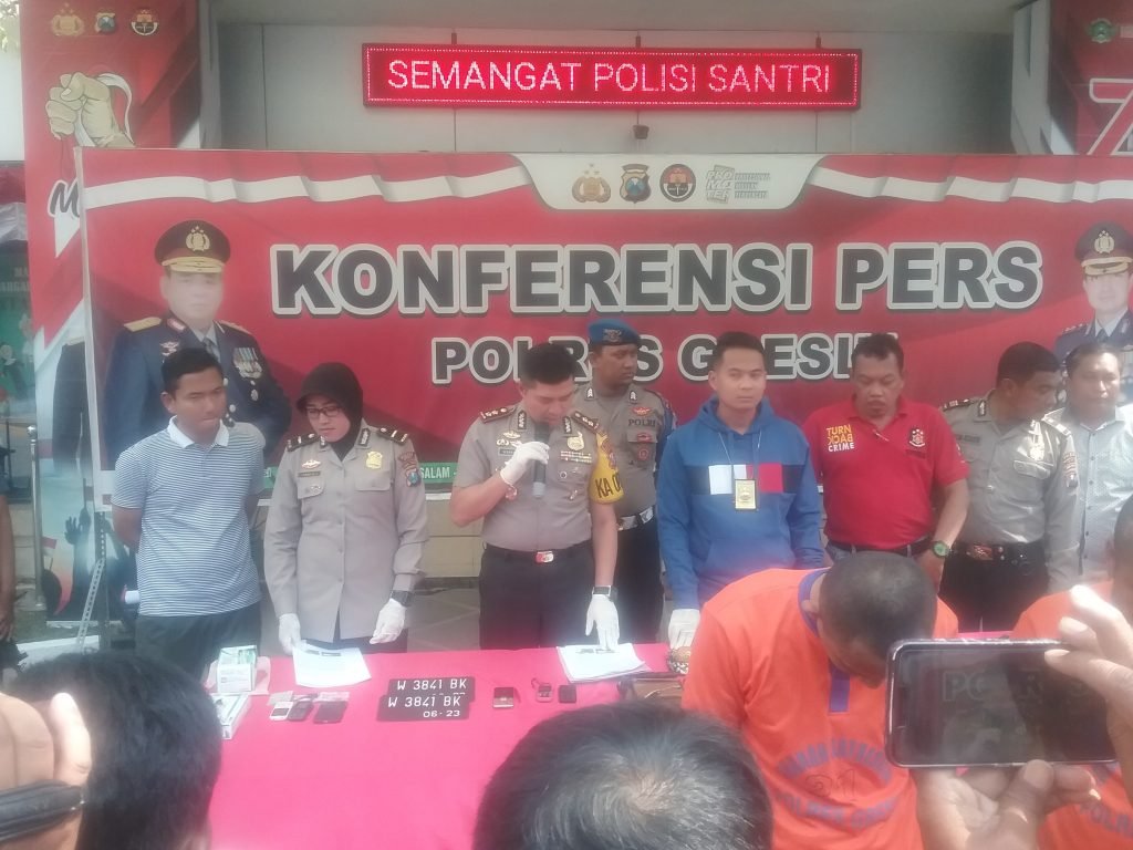 Polres Gresik Bekuk Belasan Pelaku Curanmor