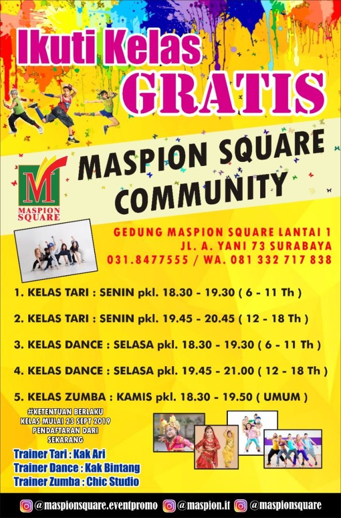 Maspion Square tetap buka.
