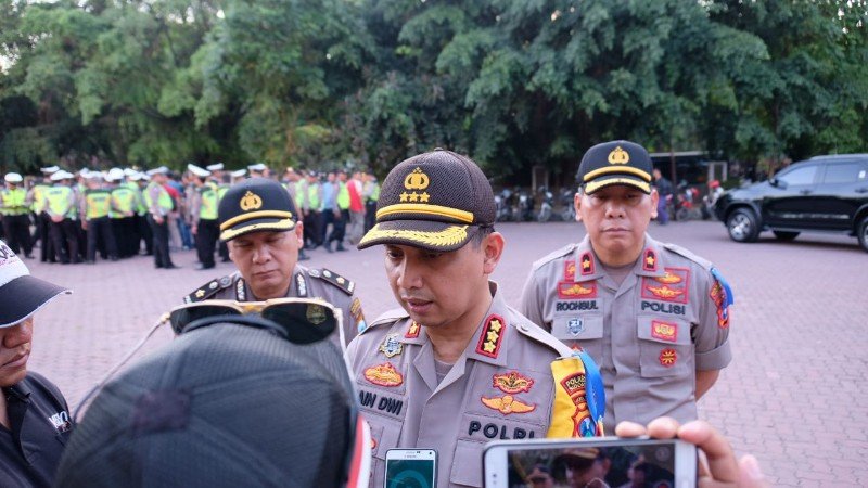 Kapolresta Sidoarjo Ajak Ribuan Warga PSHT Jaga Kedamaian
