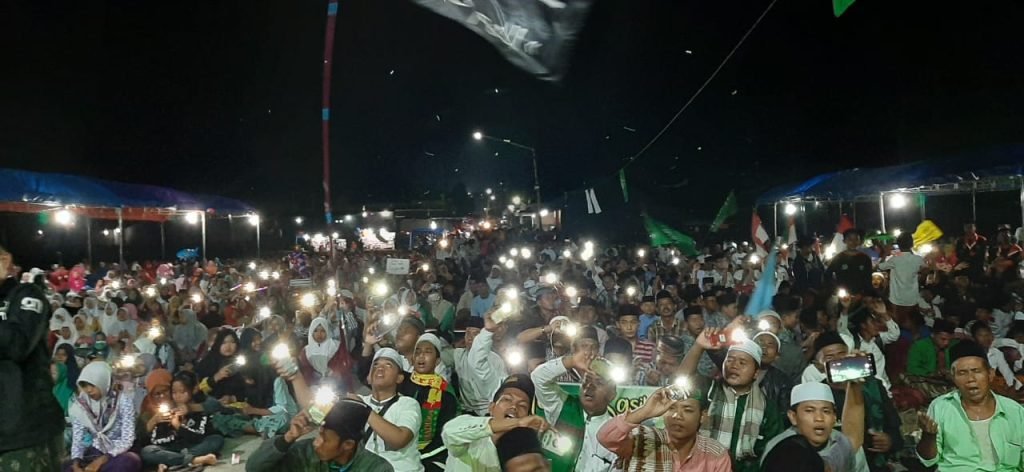 HSN 2019, MWC NU GANDING GELAR PAWAI OBOR 1000 SANTRI DAN SHALAWAT BERSAMA