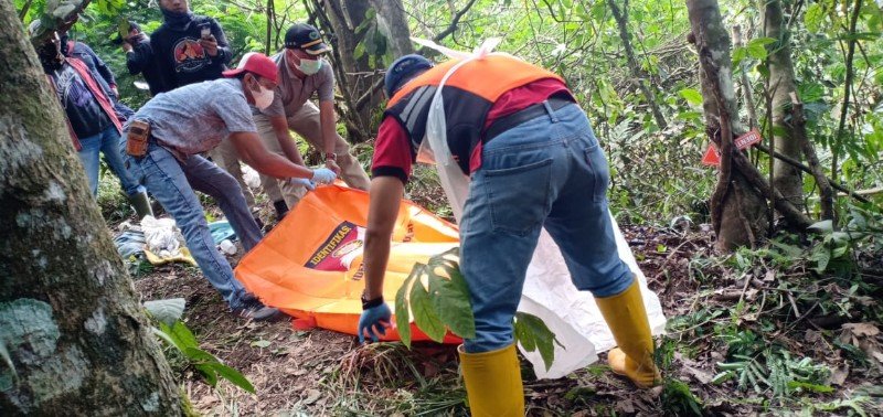 Mayat Perempuan dengan Gepokan Gulungan Uang Ditemukan Membusuk di Hutan .