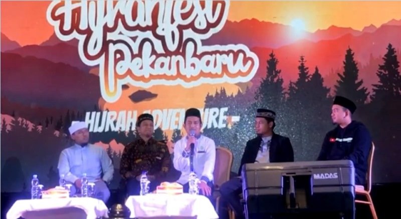 Ustadz Hasbu Tampil di Hijrahfest Pekanbaru 2019