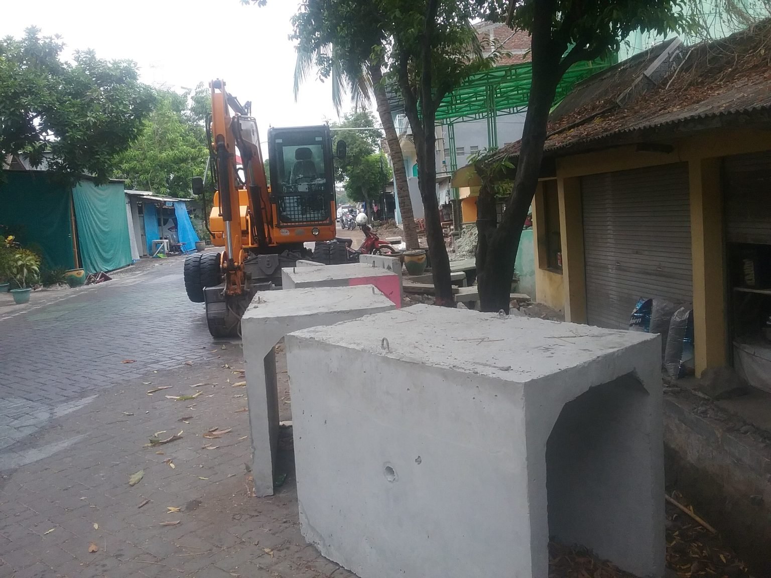 Proyek Box Culvert Jl Harun Thohir Mangkrak, Kontraktor Diduga Kabur