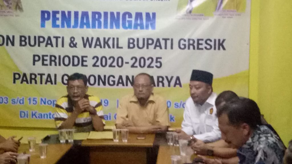 Ambil Formulir Cabup di Golkar, Ketua Gerindra Optimis Direkom