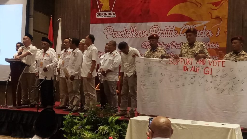 Kader Gerindra Ikrar Dukung dr. Alif Rebut Kursi Bupati Gresik