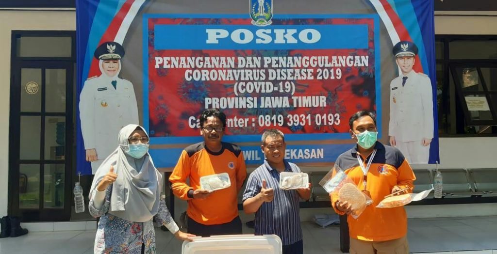 OPD dan IKM di Pamekasan Berikan Extra Fooding dan Jamu Kepada Relawan Covid- 19