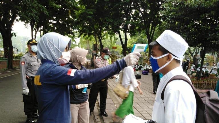 125 Santri Discreening Polresta Sidoarjo Usai Hadiri Acara di Sidogiri