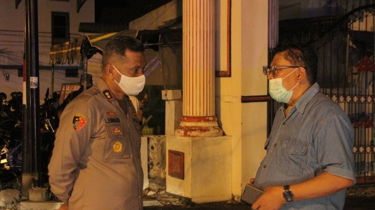 Diduga Korsleting Listrik, Ruang Penyimpanan Obat Kantor Dinkes Kota Blitar Terbakar