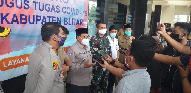 Gelar Halalbihalal Online Bersama Forpimda Kab.Blitar, Bupati Juga Bentuk 270 KTB Covid-19