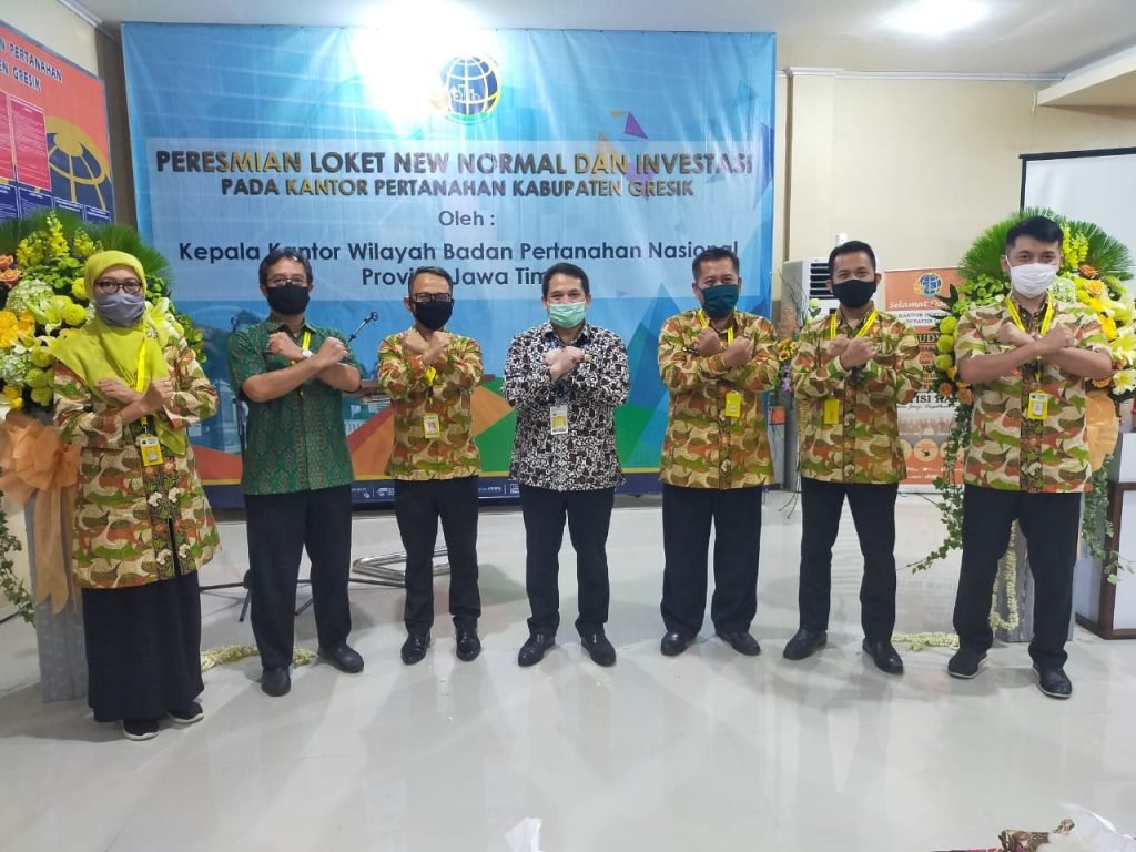 Terobosan Inovatif BPN Gresik, Operasikan Loket New Normal dan Loket Investasi