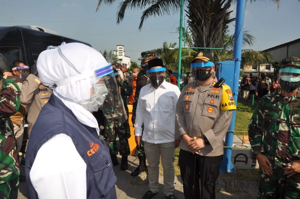 Bangga Gresik, Gubernur Khofifah Optimis New Normal Bisa Dilaksanakan di Jatim