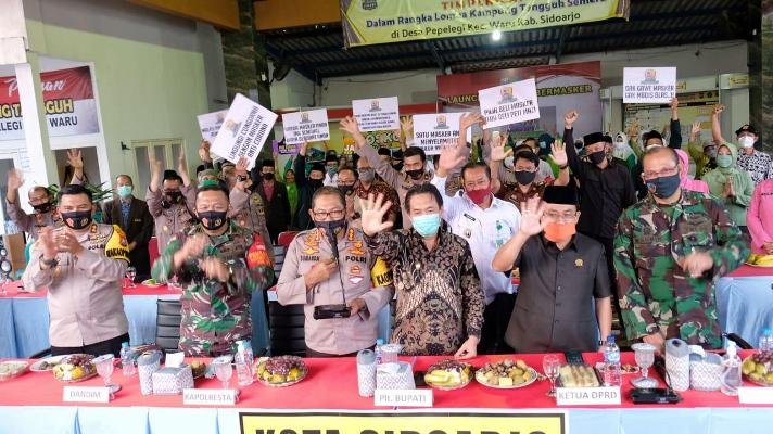 Gerakan Jatim Bermasker Diluncurkan