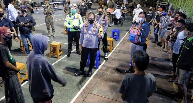 Sekali Gebrak Tim Mobile Covid Hunter Jaring 105 Pelanggar Protokol Kesehatan