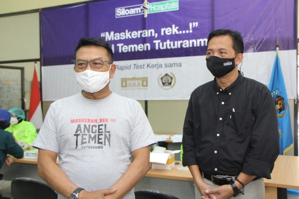 KSP Gandeng PWI Jatim Gelar Rapid test Bagi Jurnalis di Surabaya