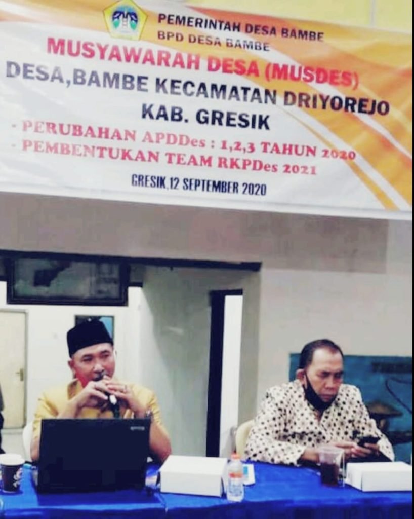 BPD menggelar Musdes bentuk Tim RKPDes 2021