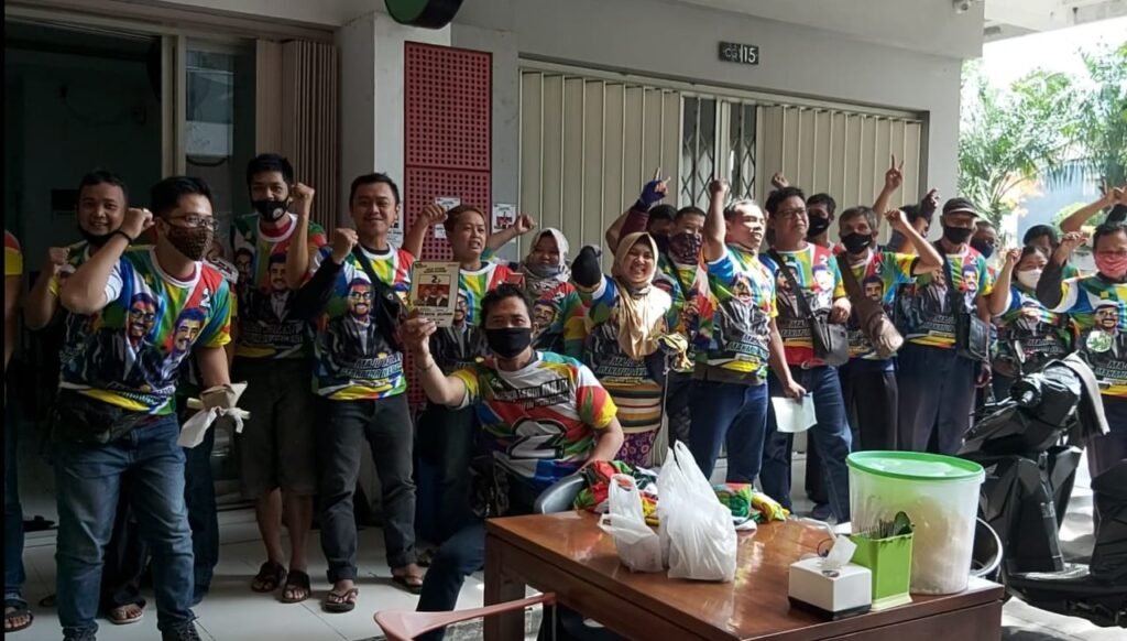 OJOL Surabaya Barat Mendukung Machfud Arifin- Mujiaman, Karena Bela Wong Cilik