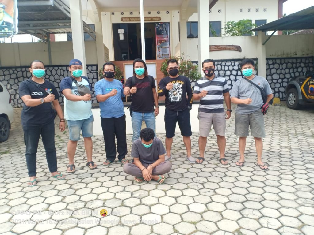Polisi Gresik Ringkus Curanmor di Jawa Tengah.