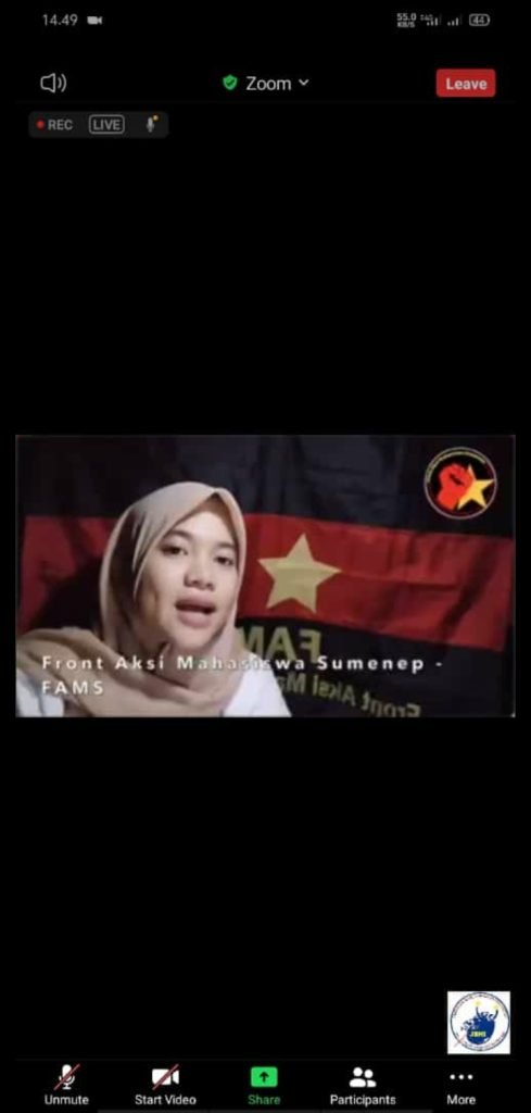 FAMS Gelar Peringatan May day Tahun 2021 Secara Virtual