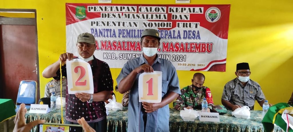 Panitia Pilkades Masalima Tetapkan 2 Orang Cakades Pada Pilkades Serentak 2021