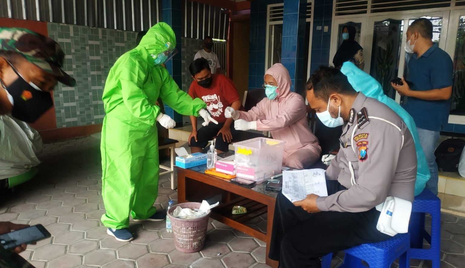 Polresta Sidoarjo Lakukan Tracking Covid-19