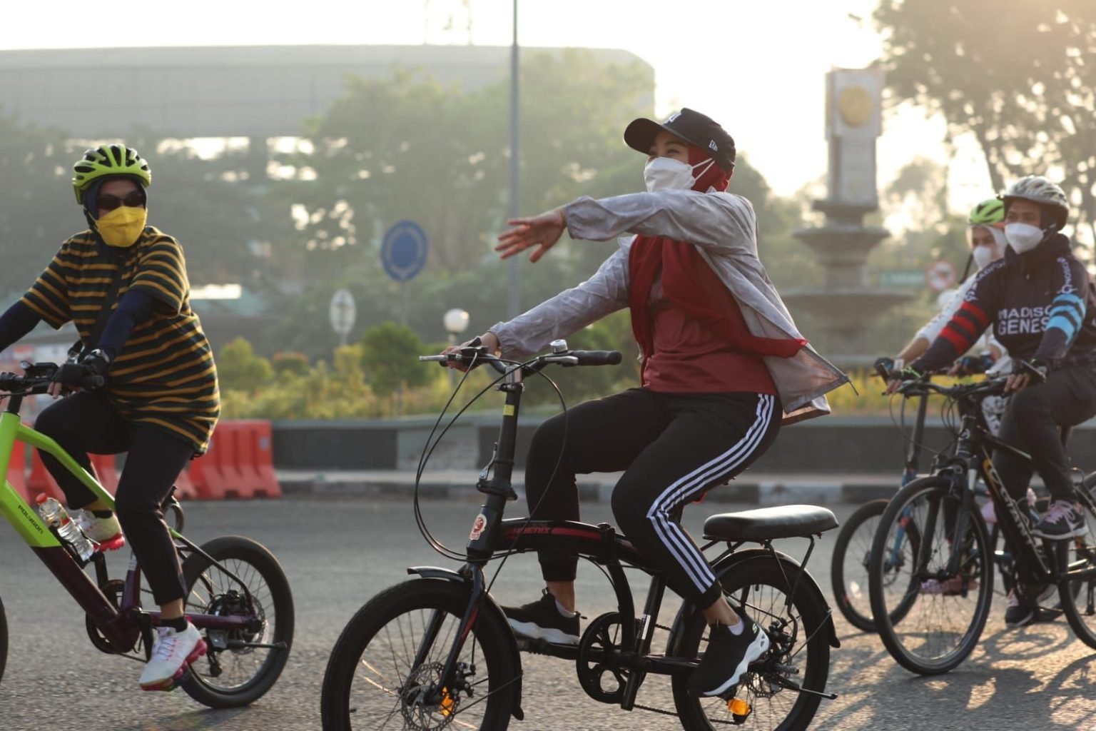 Istri Gus Muhdlor, Gowes Bersama Ibu PKK Sidoarjo