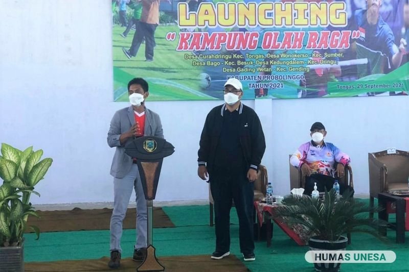 Gerakan Sehat Melalui Kampung Olahraga, UNESA Gandeng Dispora dan KONI Probolinggo