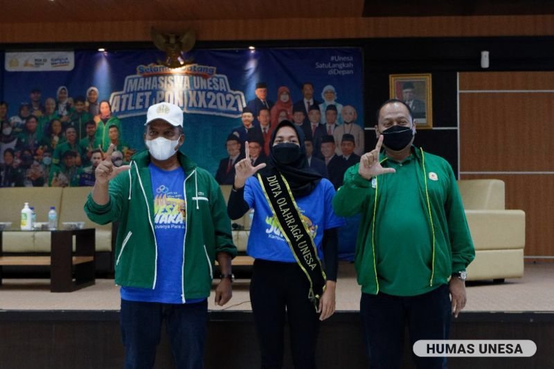 UNESA Apresiasi Atlet PON XX Papua Dengan Bebaskan UKT Hingga Berikan Beasiswa Lanjut Studi