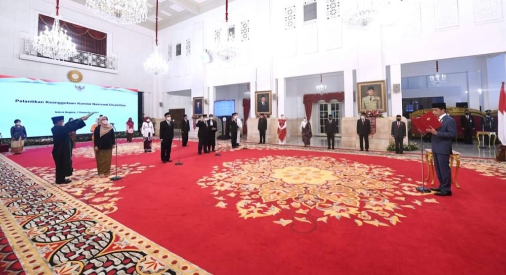 Lantik 7 Anggota KDN, Bukti Nyata Perhatian Pemerintah Pada Hak Disabilitas