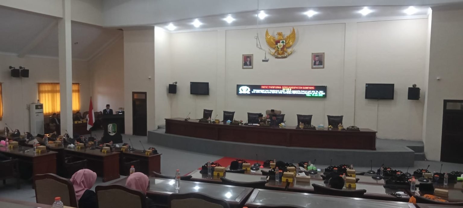 Wakil Bupati Hadiri Rapat Paripurna Di Gedung Garaha DPRD Kabupaten Sampang