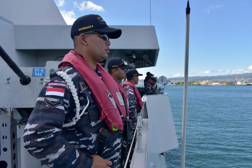 KRI I Gusti Ngurah Rai-332 Tiba di Hawaii Ikuti Latma Multilateral Rimpac 2022
