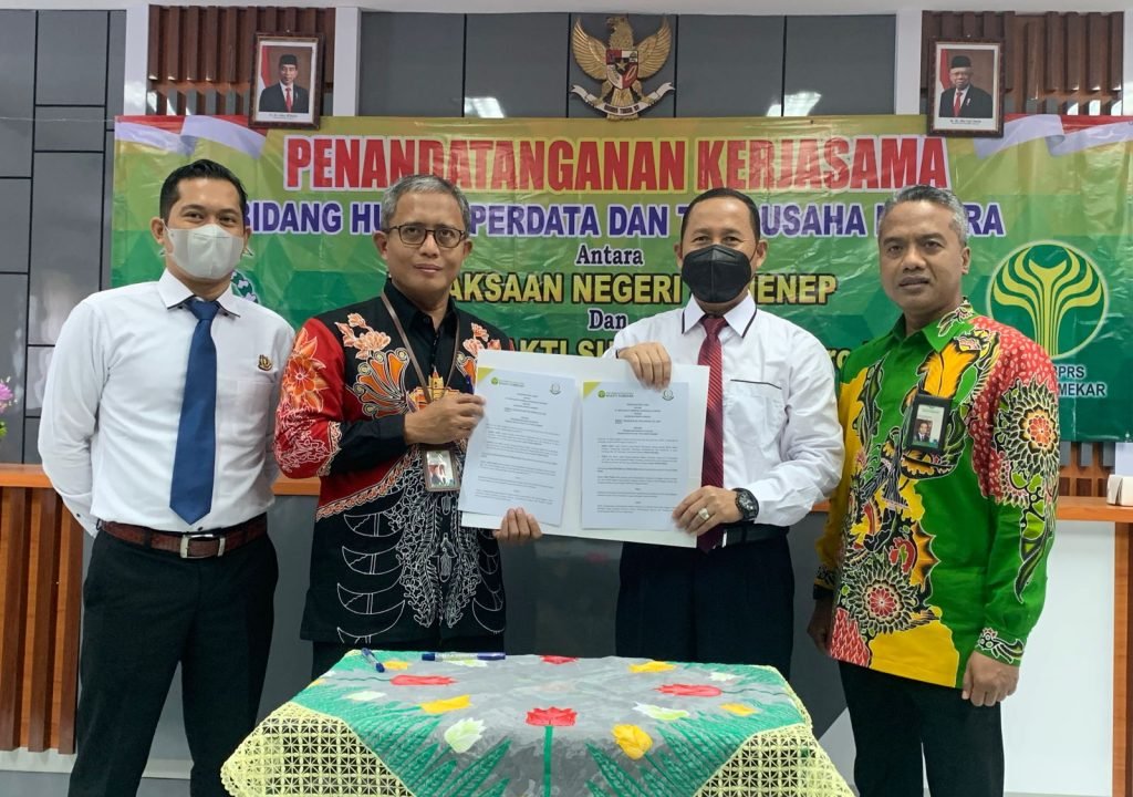 Kejari Sumenep Bersama PT Bank BPRS Kerjsama Dalam Bidang Hukum Perdata dan TUN