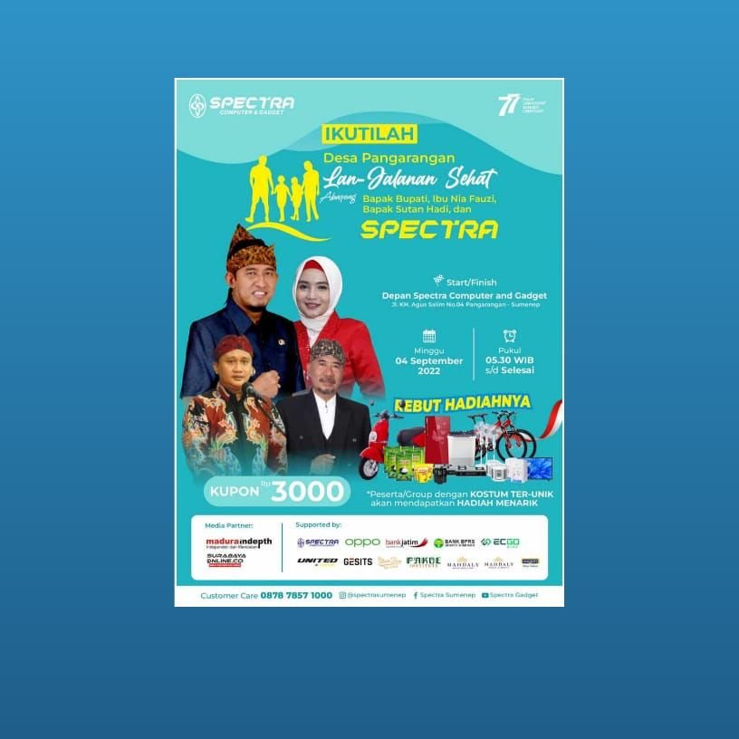 Lan-Jalan Sehat Desa Pangarangan Kembali Digelar, Ini Lokasi Start-Finishnya