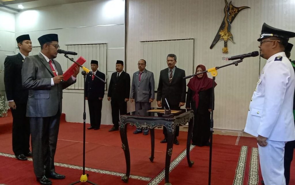 PAW Kades Sumber Nangka Dilantik, Bupati Fauzi Ingatkan Tugas dan Fungsinya