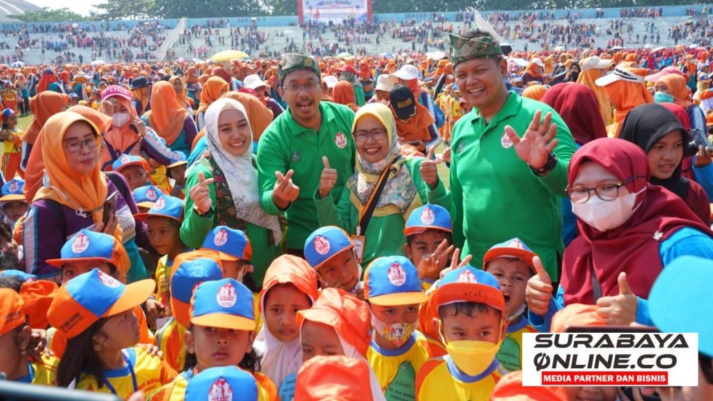 HAN 2022 Diikuti Ribuan Guru dan Anak PAUD se Sidoarjo, Gus Muhdlor: Berikan Hak Mereka Untuk Wujudkan Generasi Emas 2045