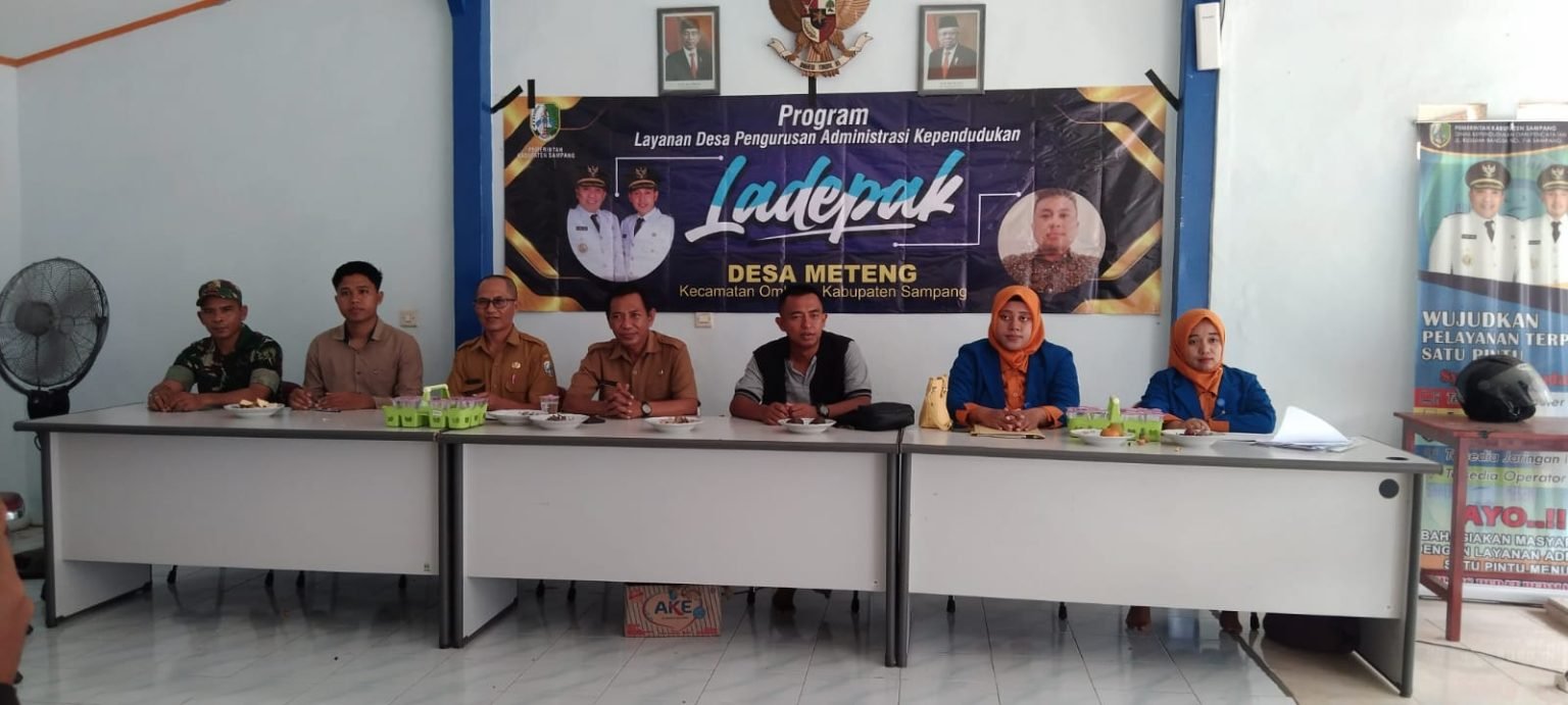 Desa Meteng Kecamatan Omben, Menjadi Desa Kedua yang Menyukseskan Inovasi LADEPAK