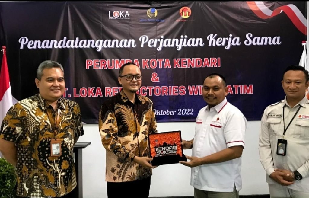 Gandeng Perumda Kota Kendari, PT LOKA Perkuat Pasar Refractories ke Sultra