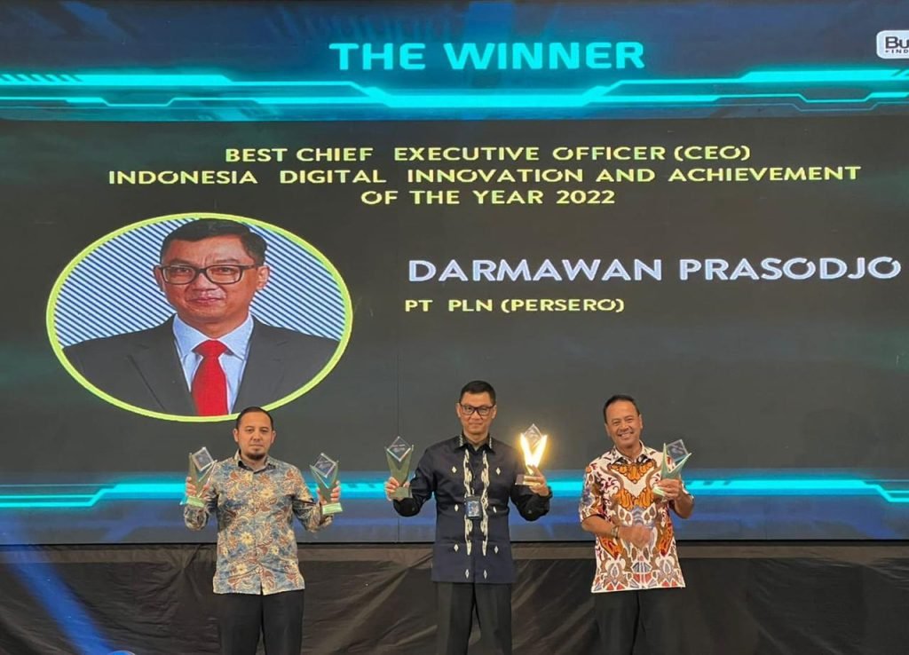 PLN Sabet Lima Penghargaan Digital Innovation and Achivement Award 2022