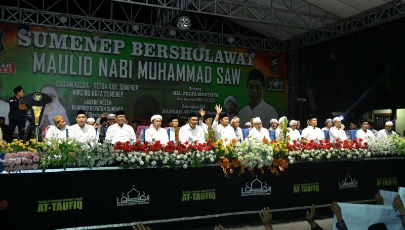 Peringatan Maulid Nabi Muhammad SAW 2022 Sumenep Dihadiri Ribuan Masyarakat