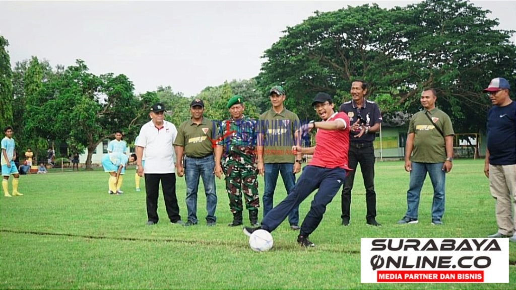 Bupati Sidoarjo Gelar Turnamen Sepak Bola Panser Cup XIV Tahun 2022