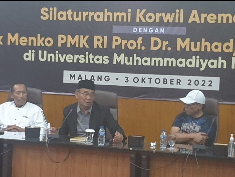 Menko Muhadjir Imbau Aremania Batalkan Demo