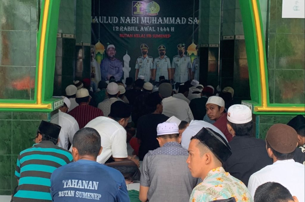 Peringati Maulid Nabi Muhammad SAW 144 H, Rutan Sumenep Gelar Ngaji Bersama