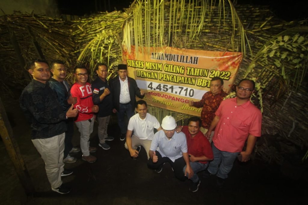 Sepanjang 2022, Total PTPN X Giling 4,72 Juta Ton Tebu