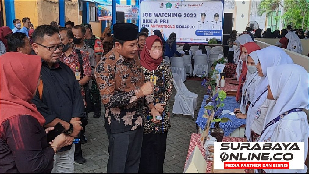 Wakil Bupati Sidoarjo Berharap Job Matching SMK Antartika 2 Bisa Dimanfaatkan Dengan Baik