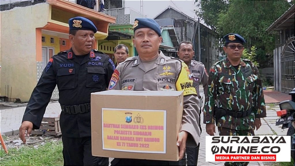 Eks Brimob Polresta Sidoarjo Anjangsana Korban Kanjuruhan