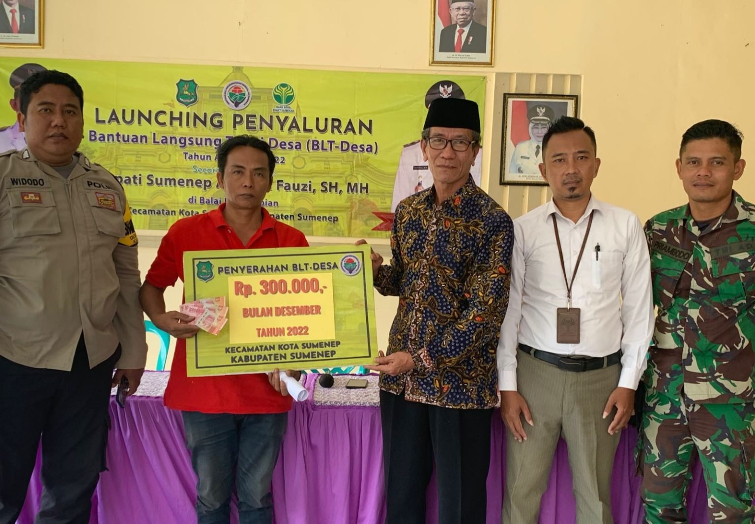 Pencairan BLT DD Tahun 2022 Desa Pabian Tuntas, Zulfikar Ali Mustakim: Semoga Bermanfaat