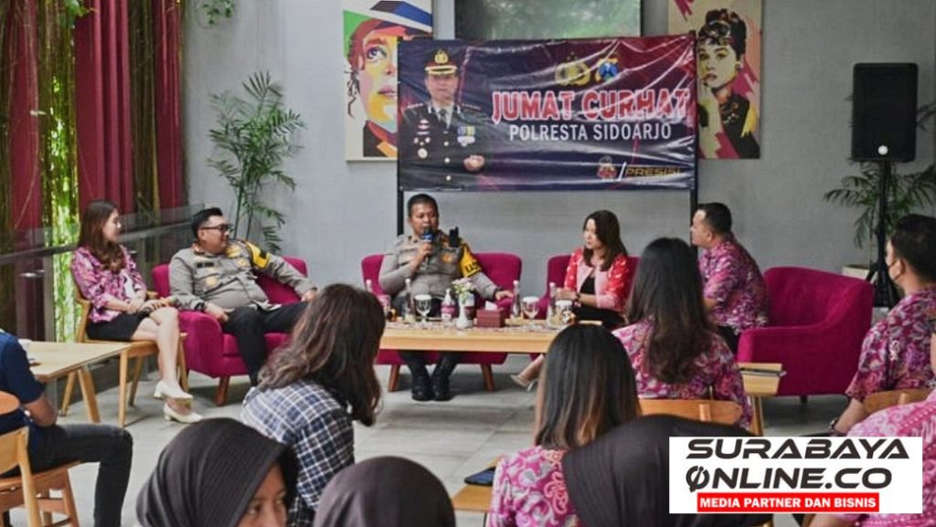 Jumat Curhat, Polresta Sidoarjo Himbau jaga Kondusifitas Kamtibmas
