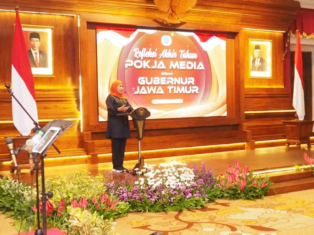 Gubernur Khofifah : Berkat Support Media, Program Pemprov Sampai ke Masyarakat